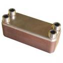 3 x 8 inch (3/4 inch MPT connections) Stainless Steel Copper Brazed Plate Heat Exchangers / Chillers